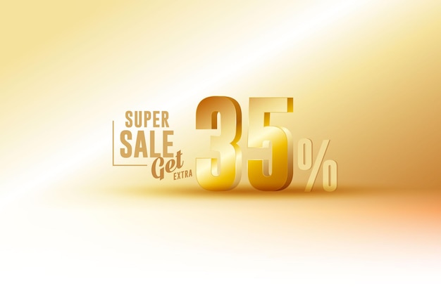 3d best sale banner discount with thirty five 35 percent