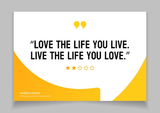 Vector 3d bubble testimonial banner quote infographic social media post template designs for quotes