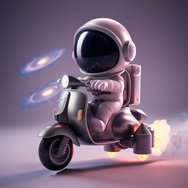 3D Chibi Astronaut 10