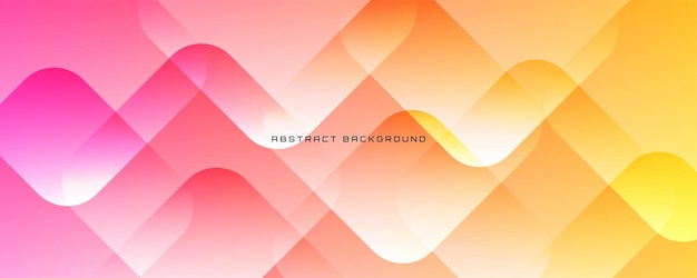 3D colorful geometric abstract background overlap layer on bright space with rounded square effect