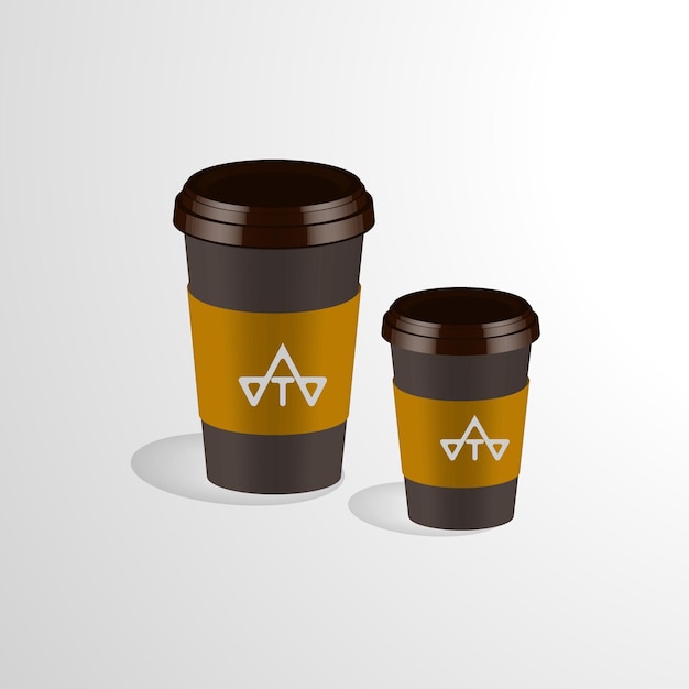 3d cup coffe