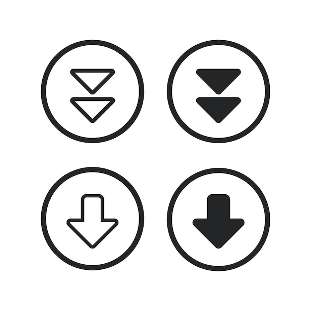 3d download icon button upload icon down arrow bottom side symbol save cloud icon push button