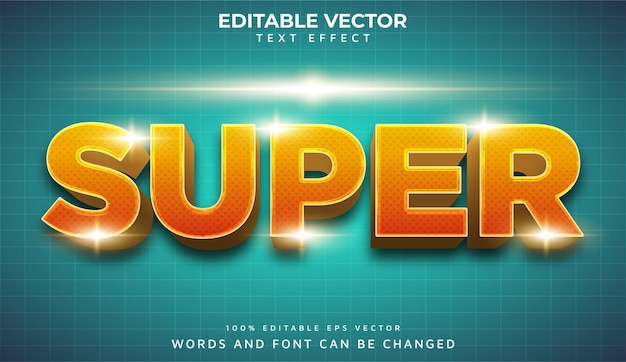 3D Editable Eps Vector Text Effect