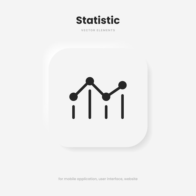 3d financial analysis stats icon. business growth chart progress bar diagram success arrow button