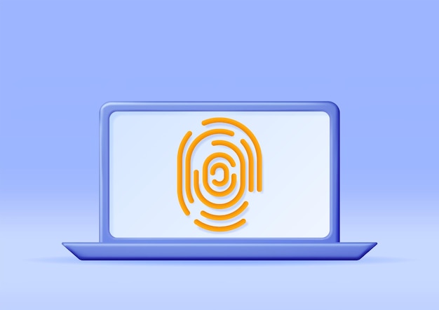 3D Fingerprint on Computer Isolated