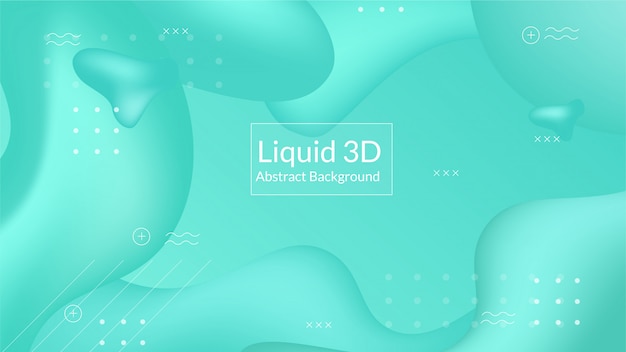 3d fluid background