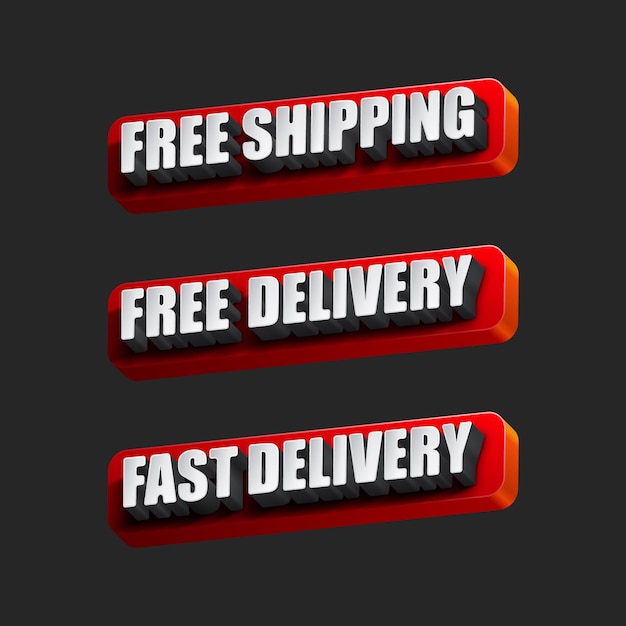 3D Free shipping Free delivery Fast delivery