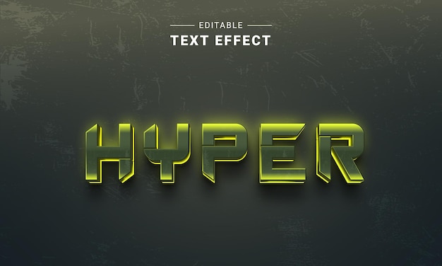 3D Futuristic High Technology Text Effect