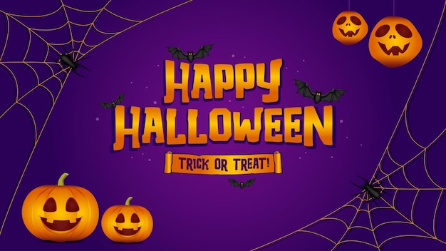 3d gradient Halloween background