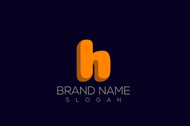 3D H Logo Vector - Premium 3D H Letter Logo Design