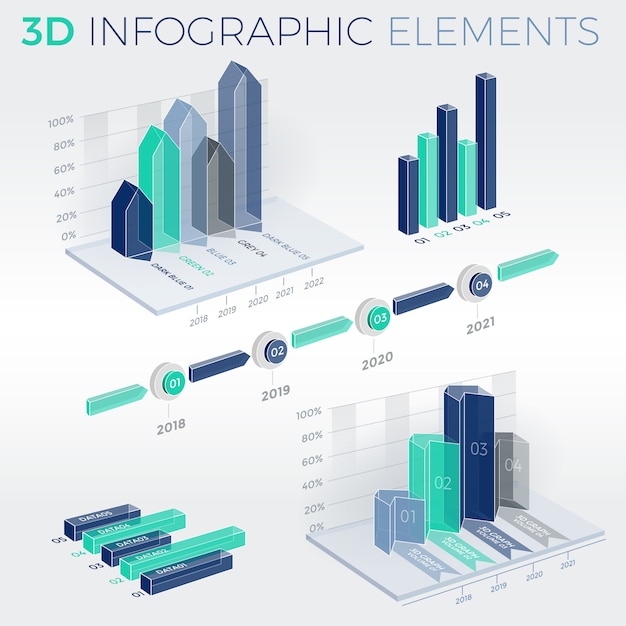 3D Infographic Elements