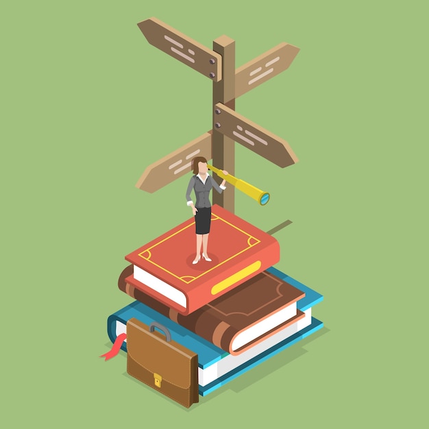 3D Isometric Flat Vector Conceptual Illustration of Discovering Solutions