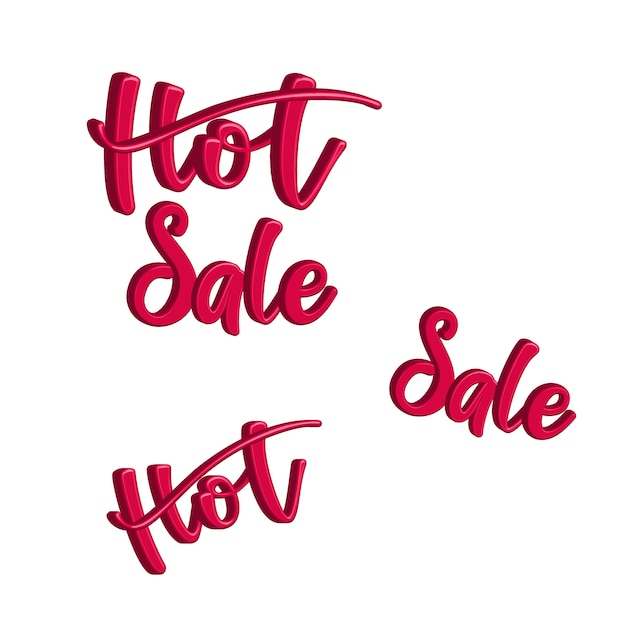 3d Lettering set Hot Sale