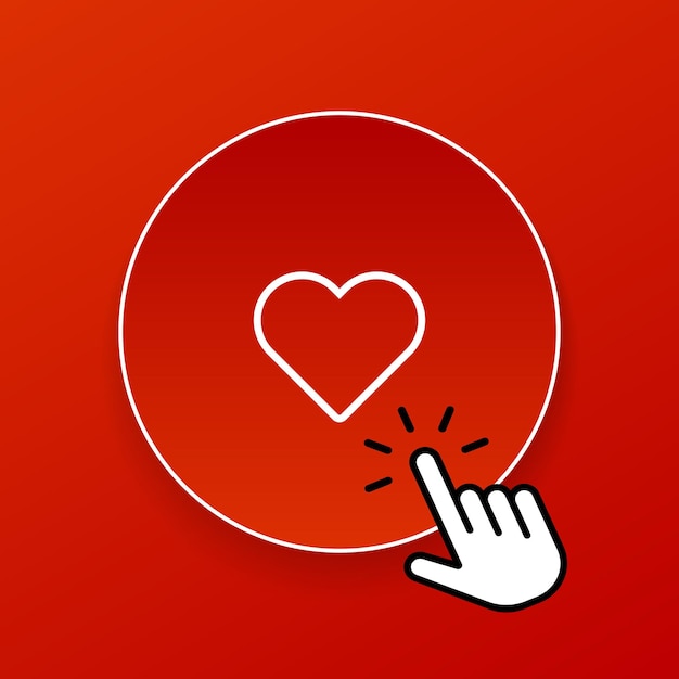 3d Like sign Thumb up and heart icon Love icon Ready like and love button for website and mobile