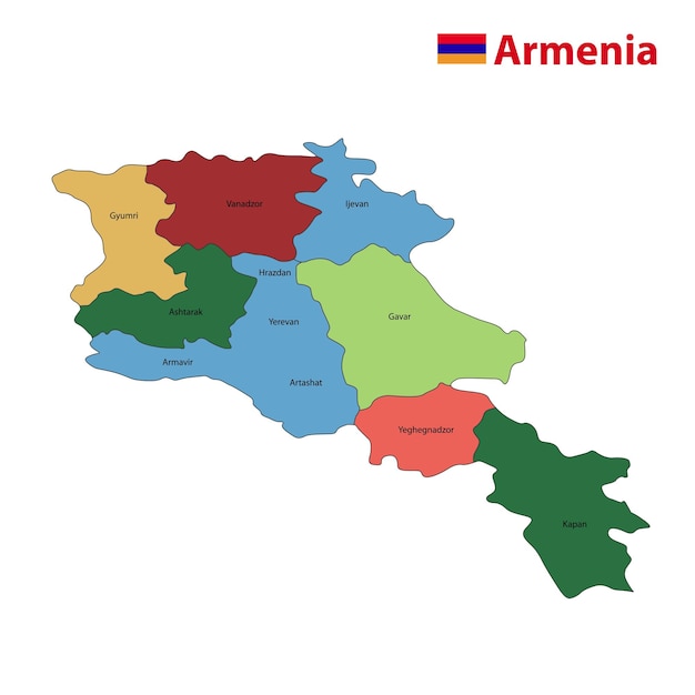 3d map of Armenia