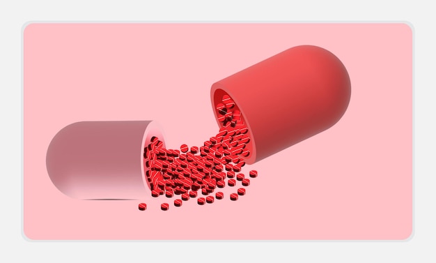 3d pills design