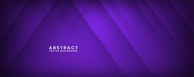 3D purple geometric abstract background overlap layer on dark space with cutout effect decoration