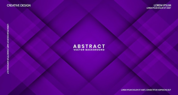 3D purple techno abstract background overlap layer on dark space with cut out effect decoration