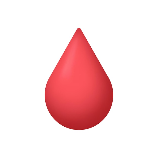 3d Realistic Blood icon vector illustrations