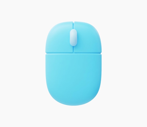 3d Realistic Computer mouse vector illustration