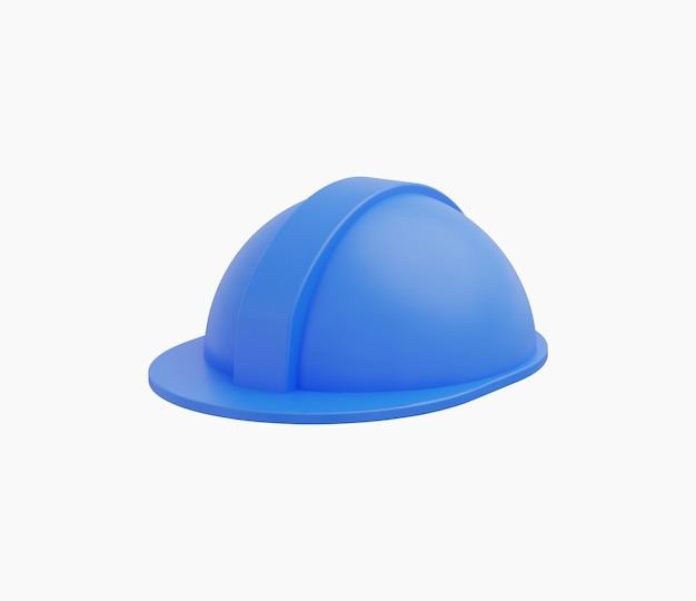 3d Realistic Construction helmet vector illustration