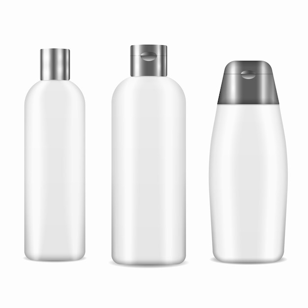 3d realistic cosmetic packaging mockup Beauty product bottles and containers Sprayer bottle Vector