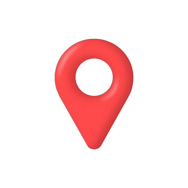 3d Realistic Location map pin GPS pointer markers vector illustration