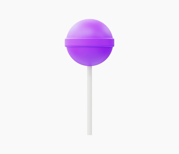 3d Realistic Lollipop vector illustration