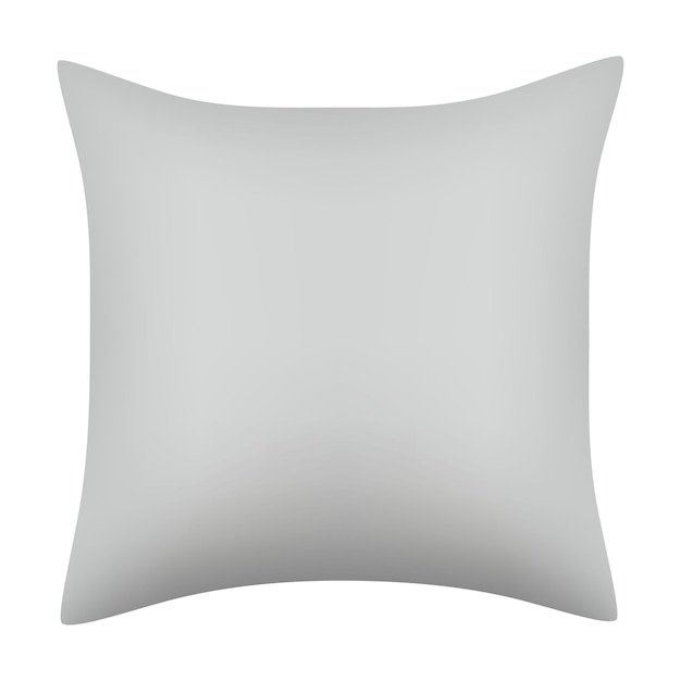 3d realistic square pillows