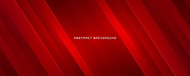 3D red technology abstract background overlap layer on dark space with glowing diagonal shapes