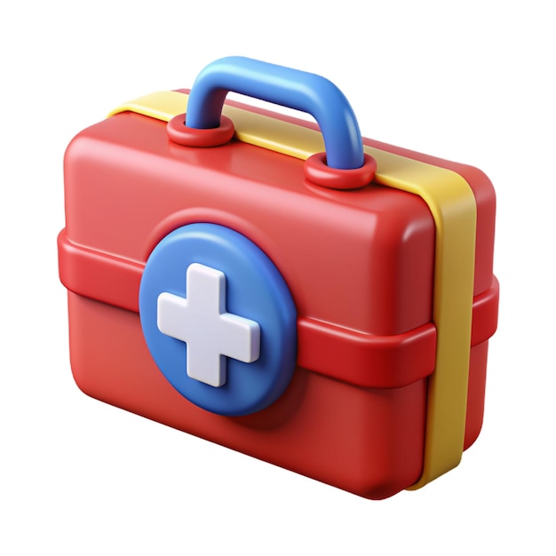 a 3d render first AID