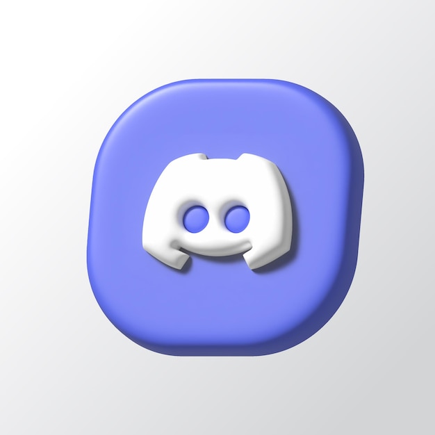 3D Rendered Discord Logo