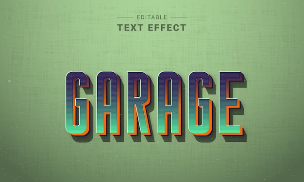 3D Retro Vintage Typography Generator