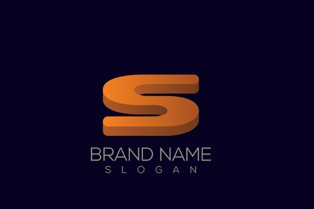 3D S Logo Vector - Premium 3D S Letter Vector Logo Design