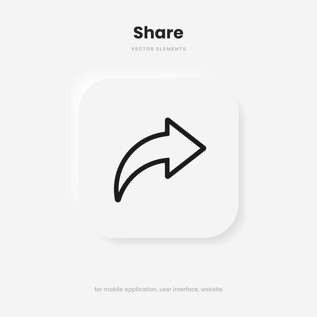 3d share vector icon, add to cloud symbol. Load sign. Share, sharing, transfer icon