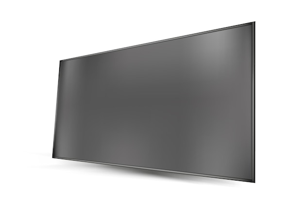 3d Smart Tv. Device screen mockup.TV mockup.