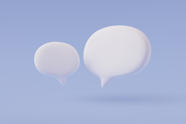 3D speech bubble. vector talking box, chatting box, message dialog balloon, EPS 10 vector