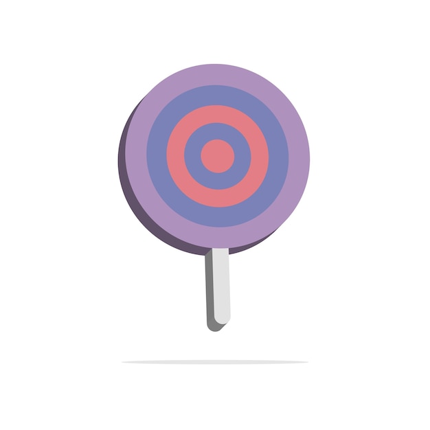 3d sweet candy concept in minimal cartoon style