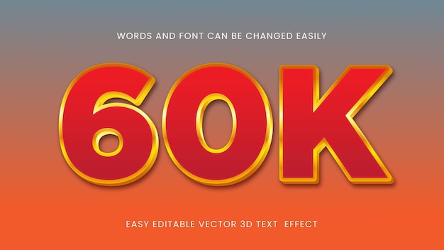 3d text effect bold style