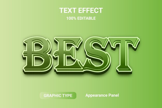 3d Text effect comic font style 100 editable word and font can be changed