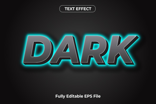 3D Text Effect Design in Vector