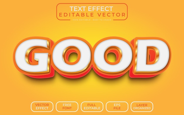 3D Text Effect Good