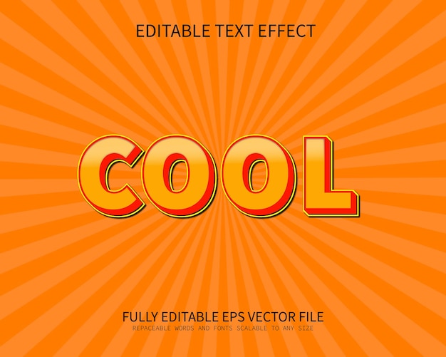 3d text effext editable