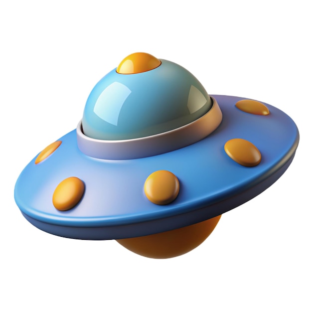 3d ufo illustration