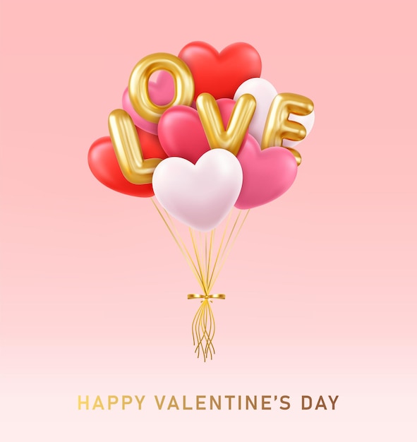 3d Valentine's day background