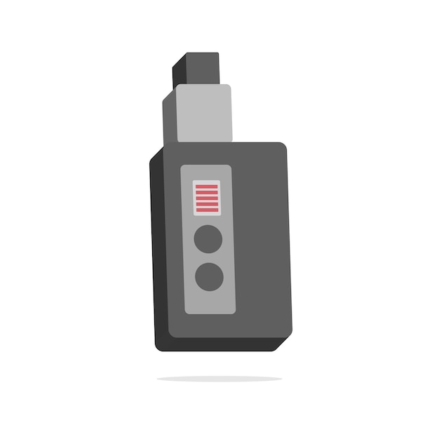 3d vape concept in minimal cartoon style