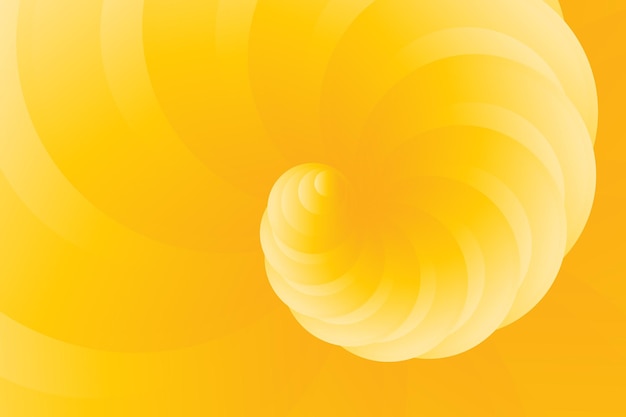 Vector 3d yellow abstract background