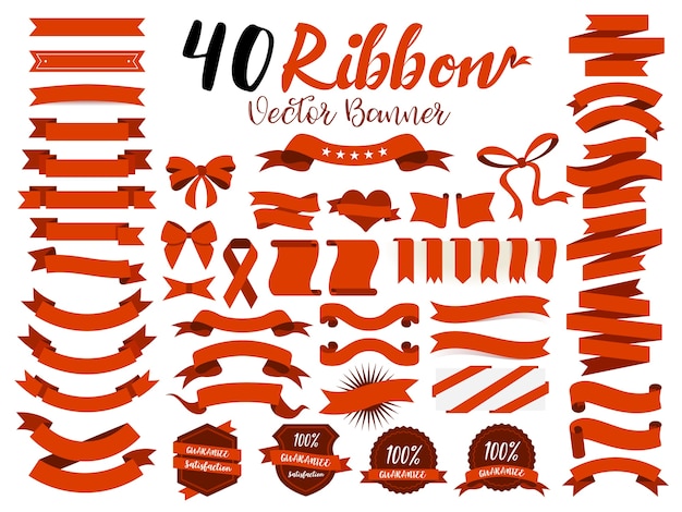 40 Red Ribbons