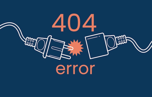 Vector 404 error disconnecting the electrical plug and socket