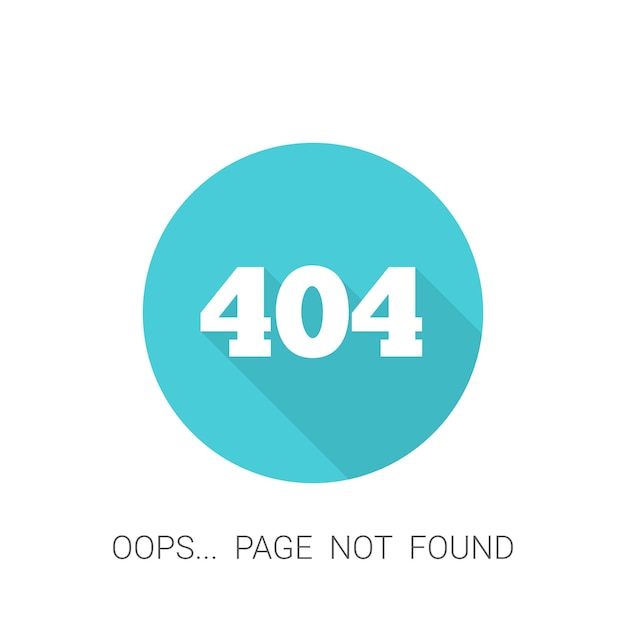 404 error page